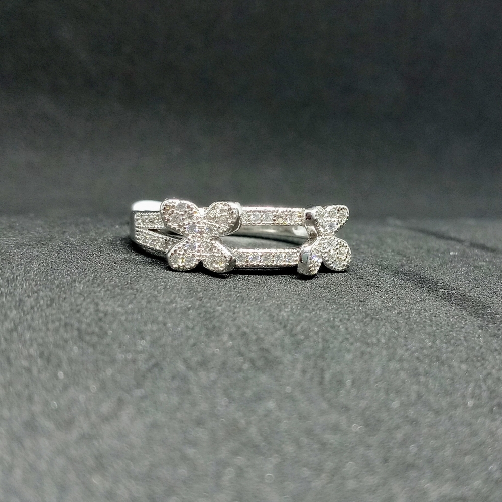 Silver Butterfly Ring - Picture 2 of 3
